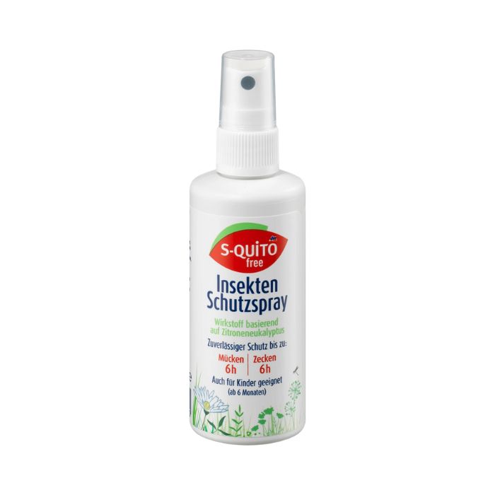 Xịt chống muỗi đốt và côn trùng S-quitofree Insekten schutzspray 100ml